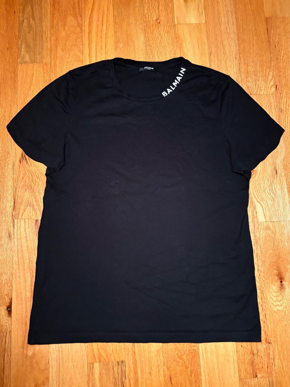 Balmain Black Logo Tshirt
